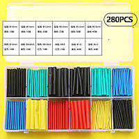 Набір кольорових термоусадок 280шт. у коробці