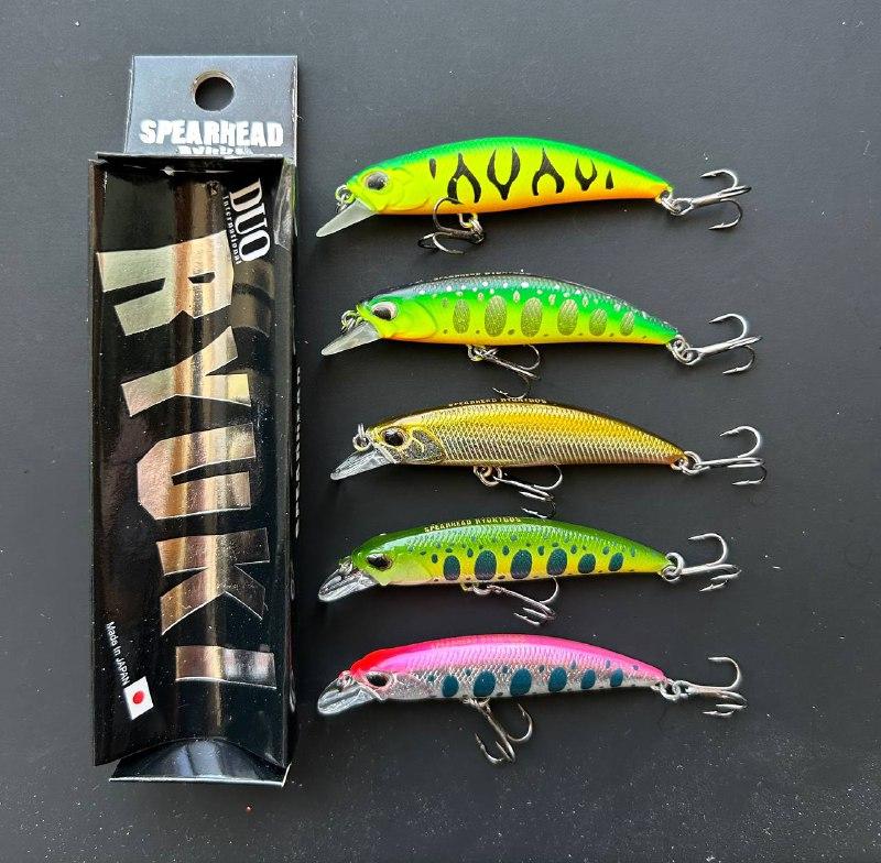 Воблер Columbia Spearhead Ryuki 60S, 60 мм, 6.5 г, тонучий, для форелі, окуня, голавля (набір 5шт), фото 1