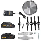 Акумуляторна коса Procraft PTA24 (2 АКБ та ЗУ). Тример для скошування трави., фото 7