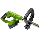 Акумуляторна коса Procraft PTA24 (2 АКБ та ЗУ). Тример для скошування трави., фото 8