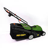 Газонокосарка електрична Procraft NM1800 (1500 Вт, 50л, 360мм) з регулюванням висоти скошування + додатковий ніж, фото 2