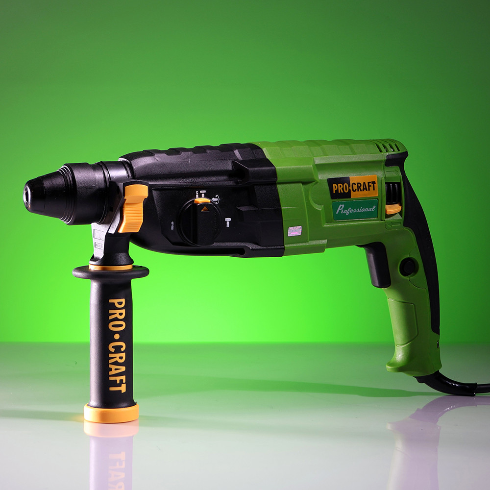 Перфоратор Procraft BH1400 (790 Вт, 3.0 Дж, SDS PLUS) у кейсі. Перфоратор Прокрафт BH-1400