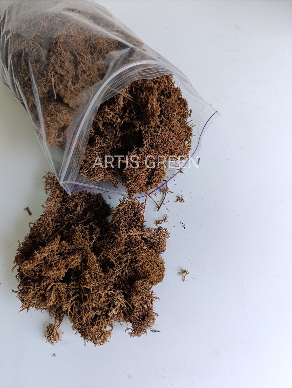 Стабілізований мох. Artis Коричневий 20, фото 1