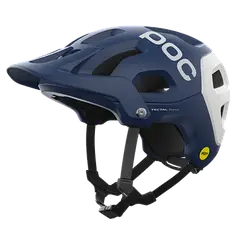 Велошолом MTB POC Tectal Race mips lead blue hydrogen white matt Medium 55-58см