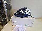 Велошолом MTB POC Tectal Race mips lead blue hydrogen white matt Medium 55-58см, фото 3