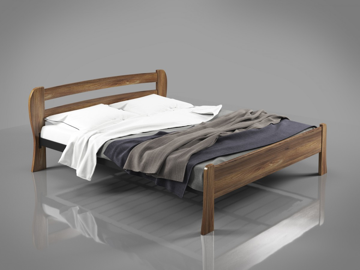 Дерев'яне ліжко Айріс 120*190 см (Tenero TM)