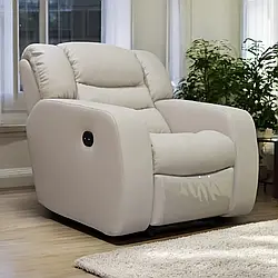 Крісло-реклайнер ATLANTICA з електроприводом для дому м'яке зручне ігрове крісло
