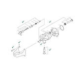 Корпус помпи в зборі для мінімийки Karcher K4, KHD4, K 4 Promo, фото 7