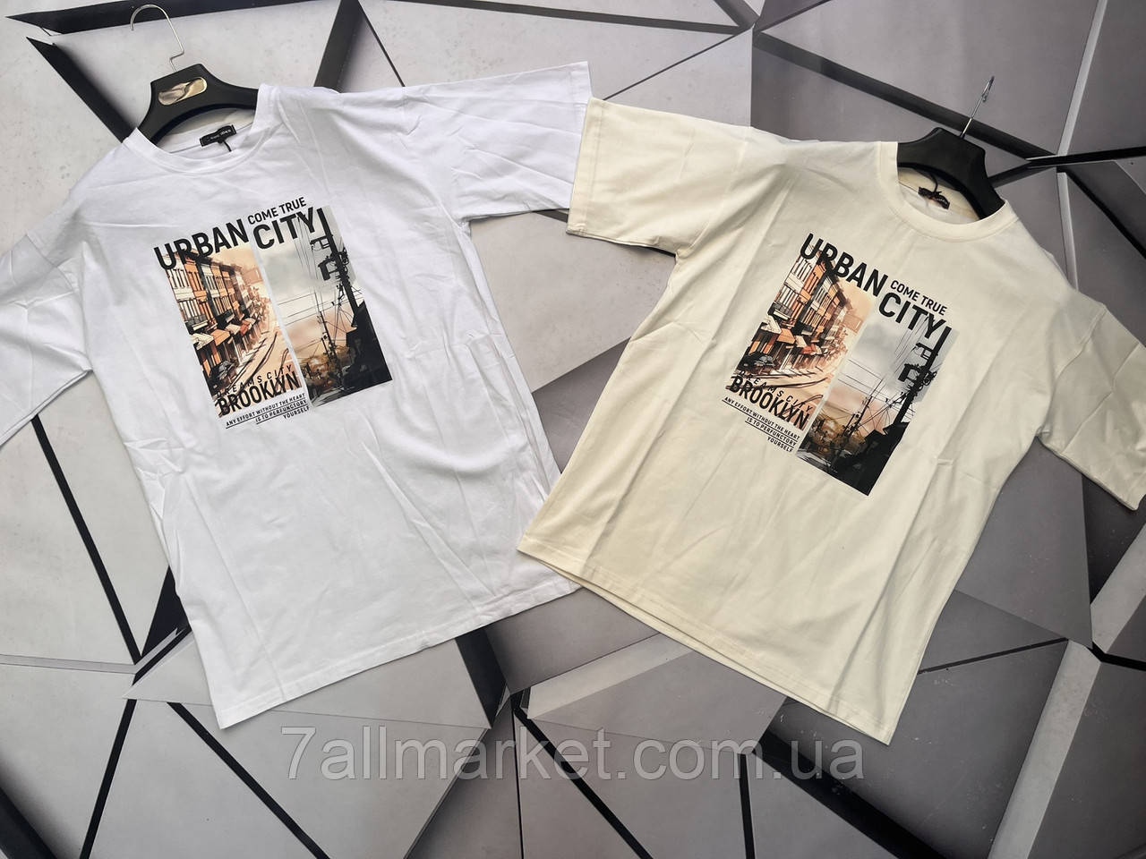 Футболка жіноча молодіжна з накатом оверсайз розмір S-M (2кв) "PELIN KIDS" недорого від прямого постачальника