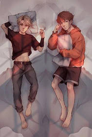 Наволочка 105х35 см Єндрю Ніл Andrew Neil Все Заради Гри Лисяча Нора для Дакімакури тільки наволочка двостороння