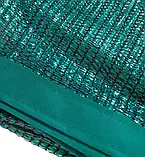 Сітка 80% 4 м*6 м посилена з люверсами затінювальна сітка для забору, фото 4