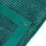 Темна сітка 80% 3 м*5 м посилена сітка від сонця з люверсами, фото 10