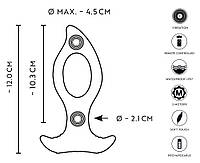Анальний корок Anos Butt Plug with a Hole, фото 2