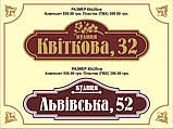 Адресна табличка, табличка на будинок з підсвічуванням, фото 4