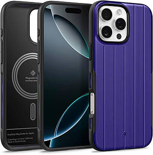 Чохол Caseology Dual Grip Mag Cobalt Blue для iPhone 16 Pro ACS08180