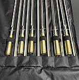 Набір шампурів Д12 ,ручка з гільзи в чохлі (12шт), фото 2