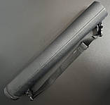 Набір шампурів Д12 , ручка з гільзи в шкіряному тубусі (6шт), фото 4