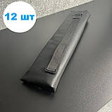 Набір шампурів Д12 ,ручка з гільзи в шкіряному чохлі (12шт), фото 2