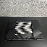 Набір шампурів Д12 ,ручка з гільзи в шкіряному чохлі (12шт), фото 3