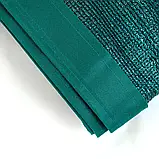 Сітка затінювальна 95% 6 м* 8 м посилена з люверсами танкова сітка, фото 7
