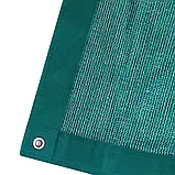 Сітка 95% 4 м* 6 м з люверсами посилена тіньова сітка, фото 8