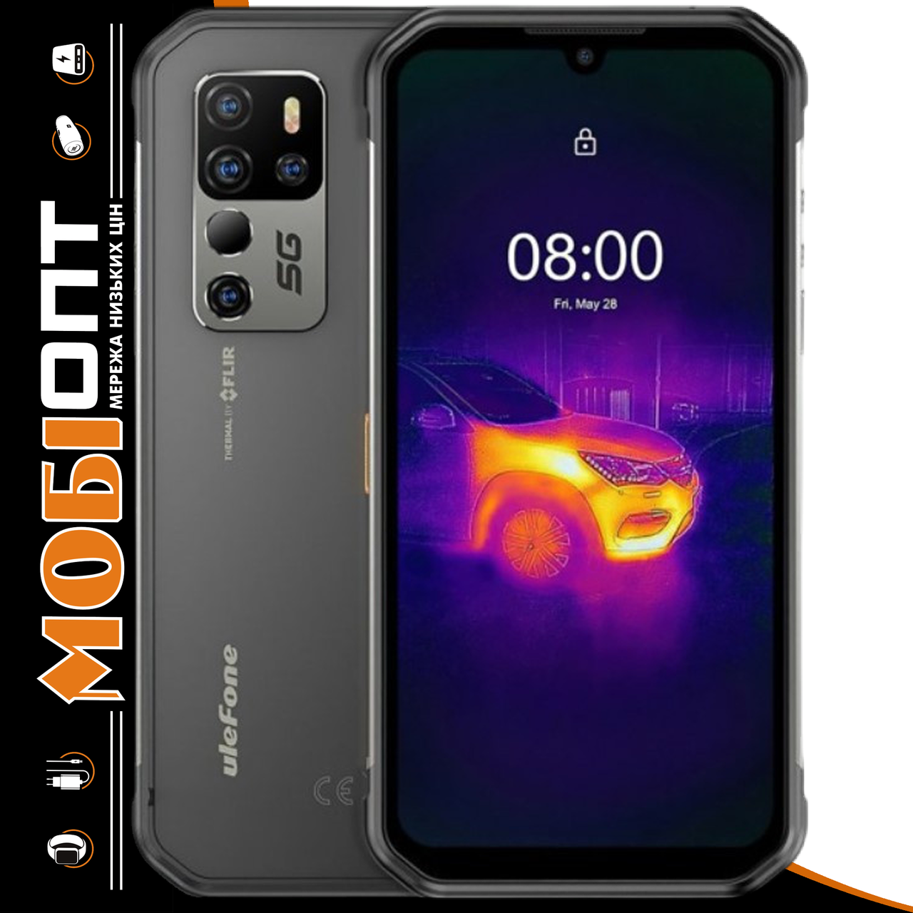Смартфон Ulefone ARMOR 11T 5G 8/256Gb NFC Black Global version