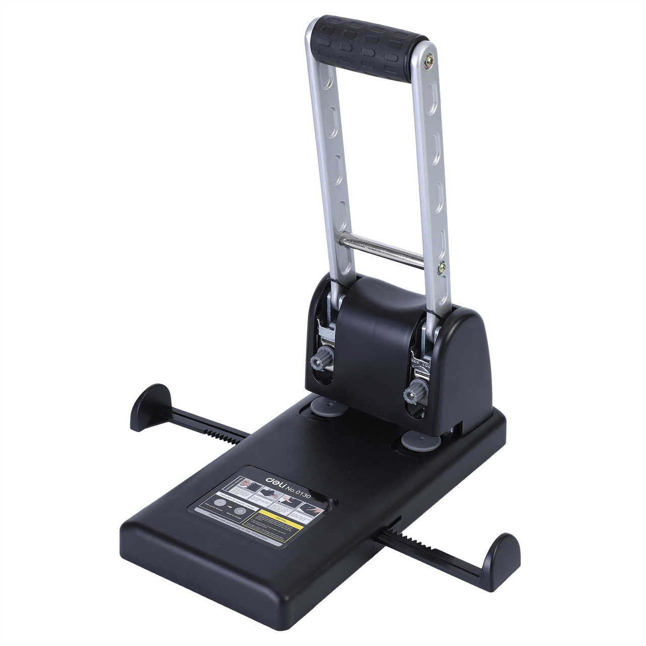 Діркопробивач потужний Deli на 2 отвори, 100 аркушів (0130), фото 1