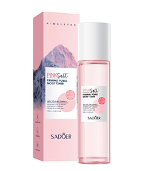 Підтягуючий заспокійливий тонер для звуження пор із рожевою сіллю Sadoer Pink Salt, 100 мл