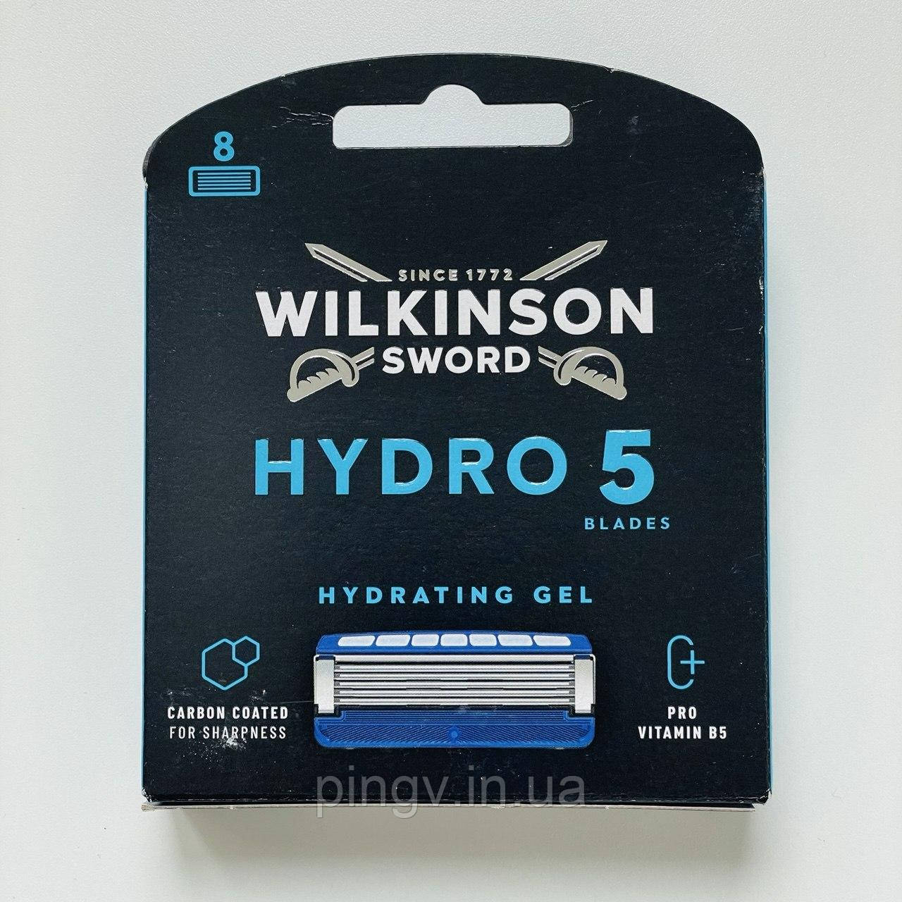 Змінні леза Wilkinson Sword Hydro 5 Hydrating Gel 8 шт.