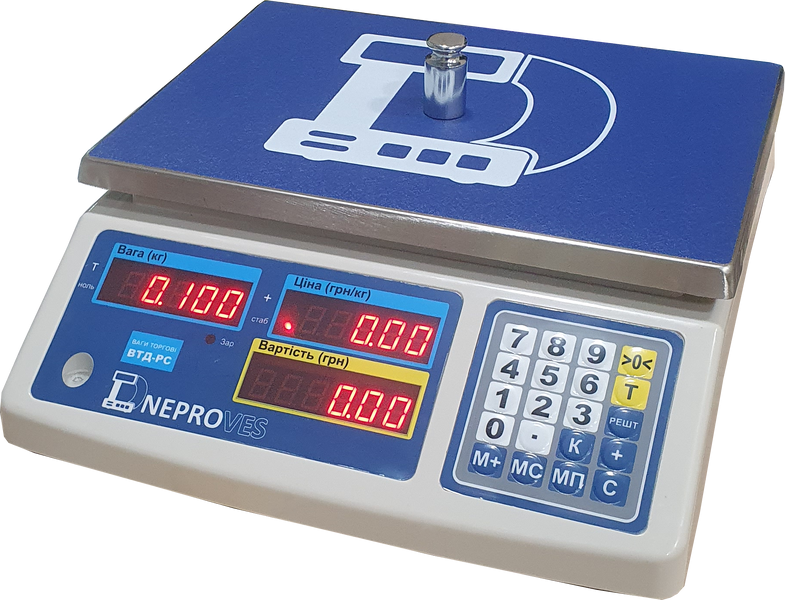 Ваги Днепровес ВТД 30 РС1 з підключенням RS-232, фото 1
