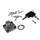 Шафка для ванної Ruhhy 25763 — вузька колонна, біла, з тримачем і замком, фото 4