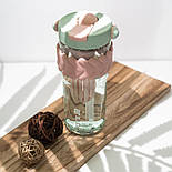 Стакан для води, 900 мл, м'ятно-рожевий, фото 9