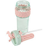 Стакан для води, 900 мл, м'ятно-рожевий, фото 6