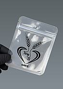 Надійний глянцевий зіп-пакет 20х25 см (100 мкм) Міцні поліетиленові пакети з логотипом, фото 2