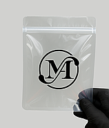 Надійний глянцевий зіп-пакет 20х25 см (100 мкм) Міцні поліетиленові пакети з логотипом, фото 3