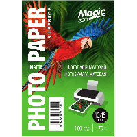 Матовий фотопапір 10x15, 170 г./м.  Magic (100 аркушів) Superior Фотопапір матовий для принтера 170 грам