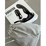 Чоловічий вібромасажер для анальної стимуляції з пультом, Стимулятор простати з вібрацією, Інтимні іграшки, фото 8