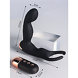 Чоловічий вібромасажер для анальної стимуляції з пультом, Стимулятор простати з вібрацією, Інтимні іграшки, фото 6