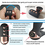 Чоловічий вібромасажер для анальної стимуляції з пультом, Стимулятор простати з вібрацією, Інтимні іграшки, фото 10