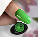 Гель лак для нігтів круз зелений Gel Polish №47 8мл, фото 2