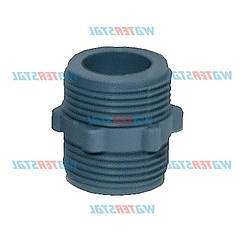 Ніпель 3/4 (пластик) Н-34 для з'єднання шланга пральної машини, для побутових систем водопостачання