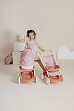 Коляска лялькова Smoby Baby Nurse Теракотова пудра, фото 3