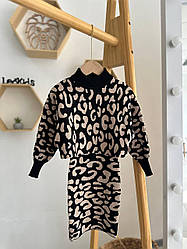 Комплект для дівчинки 2-ка Чорний XH-201, Yoyo S, Чорний, Для дівчаток, Весна Осінь, 104