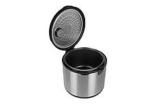 Мультиварка 5 л з пароваркою Grunhelm MC-08SB мультиварка з LED дисплеєм і режимами, фото 3