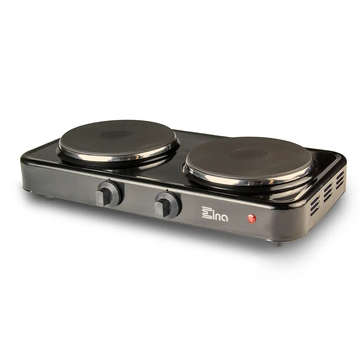 Двоконфорочна дискова електроплита 2000 Вт ЕЛНА 002 з механічним керуванням