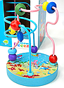 Дерев'яна іграшка пальчиковий лабiринт "Веселка" MD 0810 Підводні мешканці, фото 2