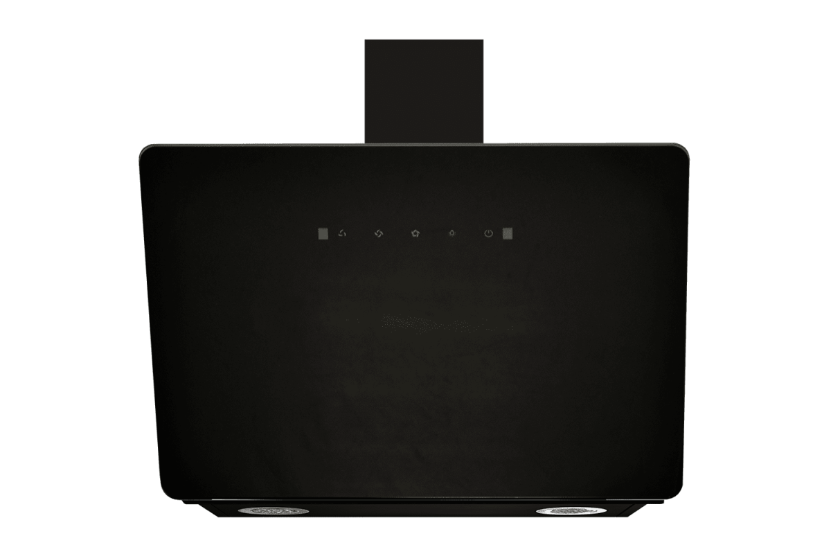 Витяжка дизайнерська для кухні GVN 220 B Grunhelm кухонна модель з LED підсвічуванням і фільтром