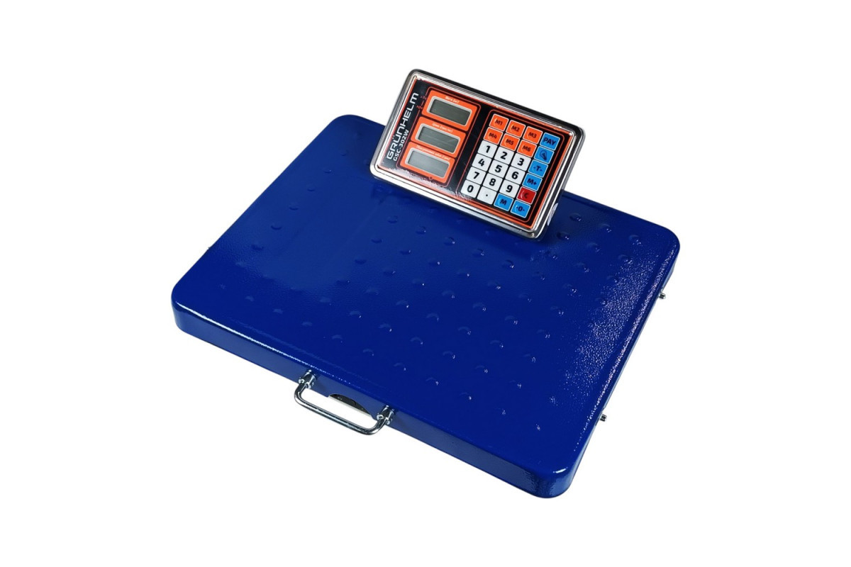 Електронні ваги Grunhelm GSC-302W торгові 300 кг з Wi-Fi і точним вимірюванням