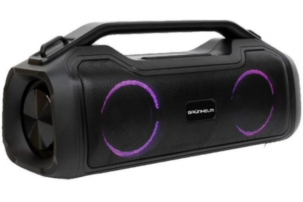 Bluetooth колонка Grunhelm GW-441-BL портативна водонепроникна колонка з підсвічуванням