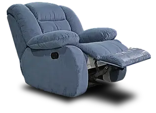 М'яке крісло реклайнер - качалка ОНТАРІО з механічним регулюванням положення